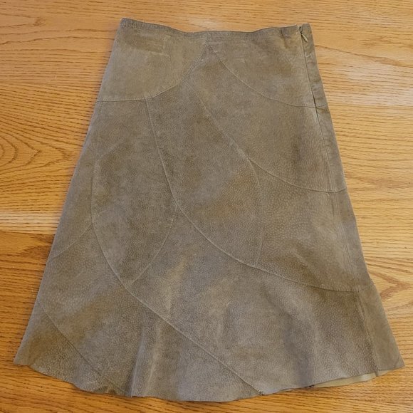 Leather Allan Denis Skirt Size 4 - Picture 1 of 7